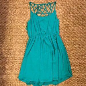 Kelly Green High Low Dress (worn once)